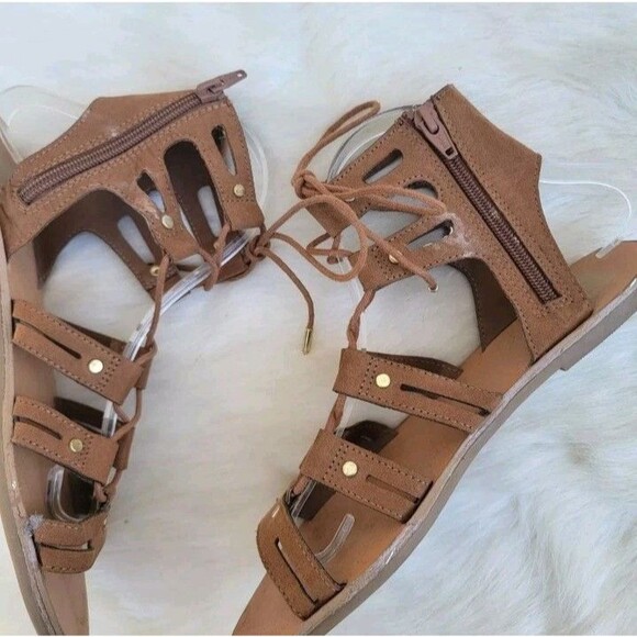 Dolce Vita Gladiator brown sandals wmns sz 8 - Picture 6 of 8